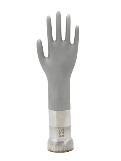 Internationales Niveau, Metallmaterial, PVC, L-Größe, Handschuhform, Edelstahl-Handform